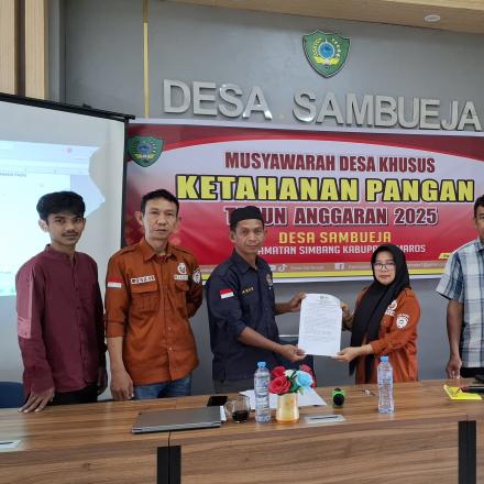 MUSYAWARAH DESA KHUSUS KETAHANAN PANGAN 